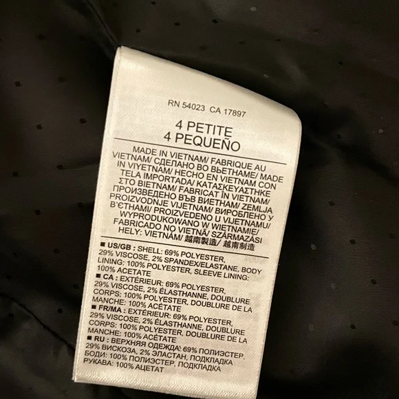 Banana Republic Grey Business Fitted Blazer - Picture 4 of 5